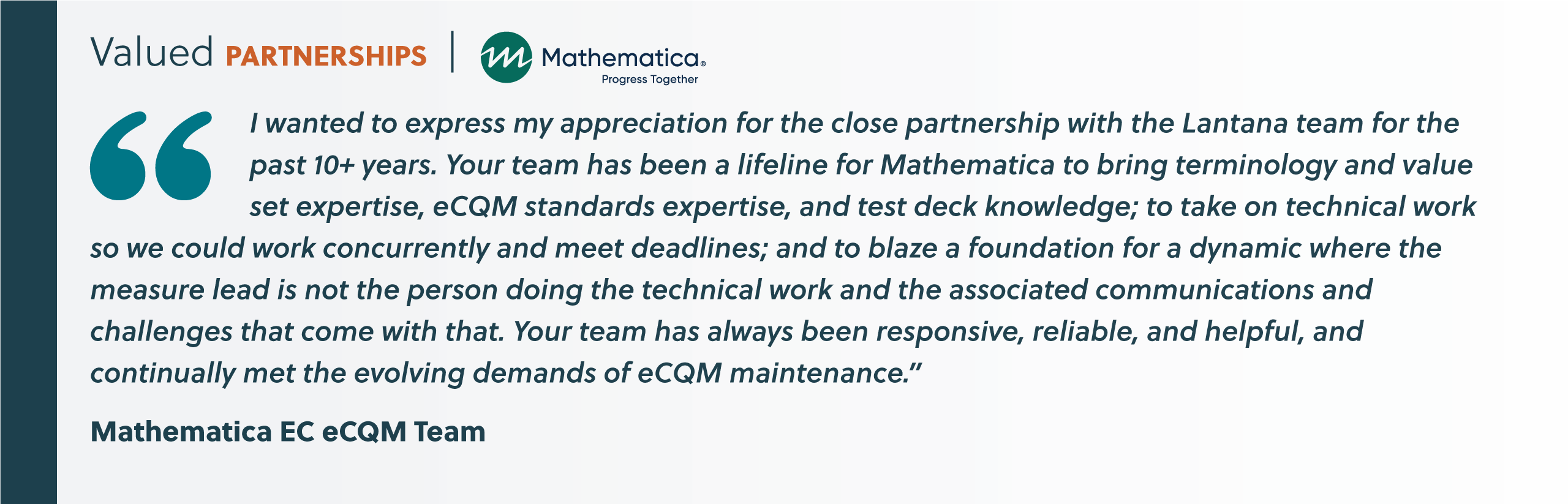 Mathematica Partner Testimonial