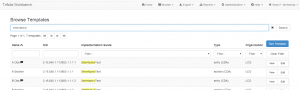 Browsing Templates Feature