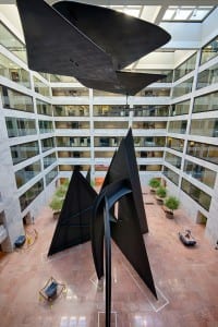 Image of Calder's sculpture "Clouds and Mountains"